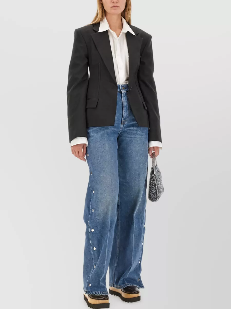 Stella Mccartney Wool Sculpted Blazer
