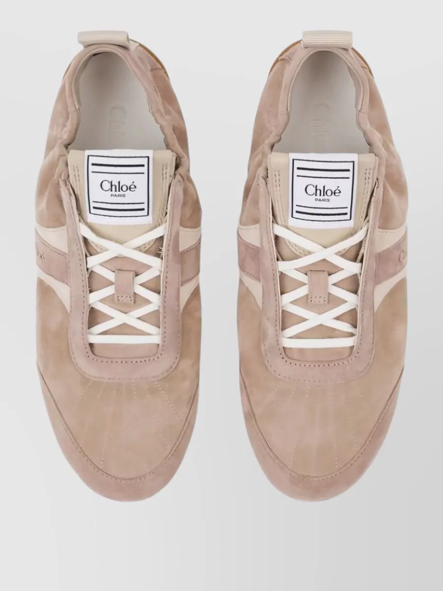 Chloé Leather Low-Top Sneakers