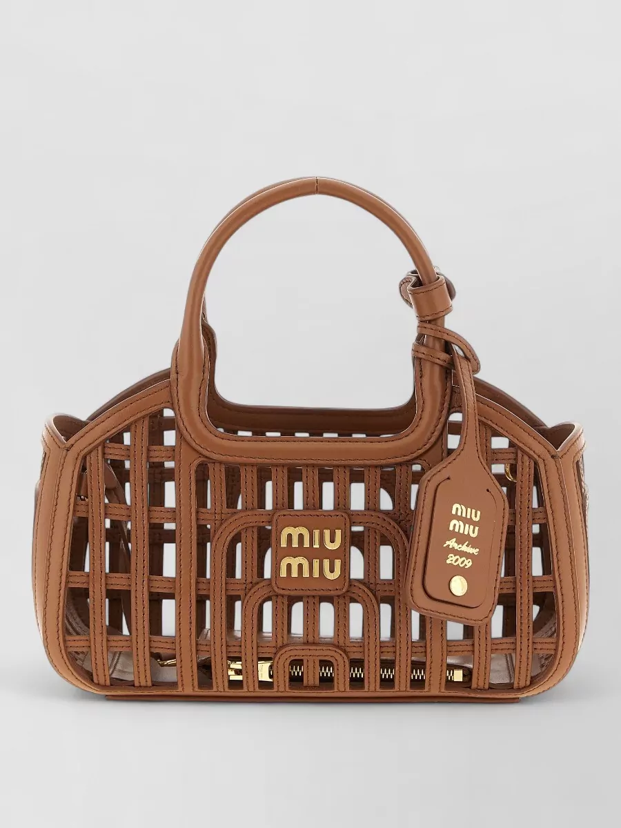 Miu Miu nappa shoulder bag