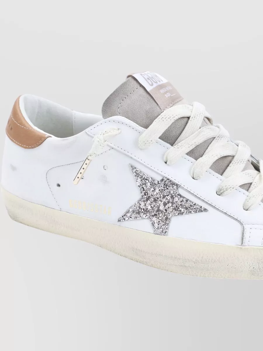 Golden Goose Leather Low-Top Sneakers