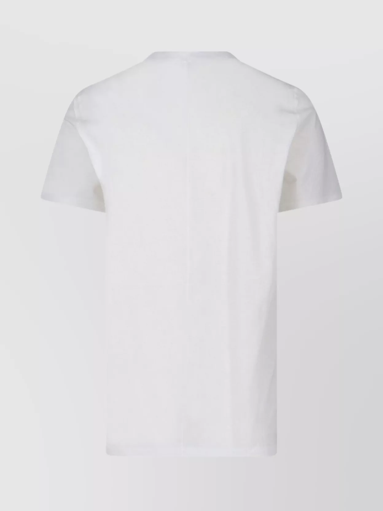 Rick Owens Crew Neck Plain Design Short Sleeves In White