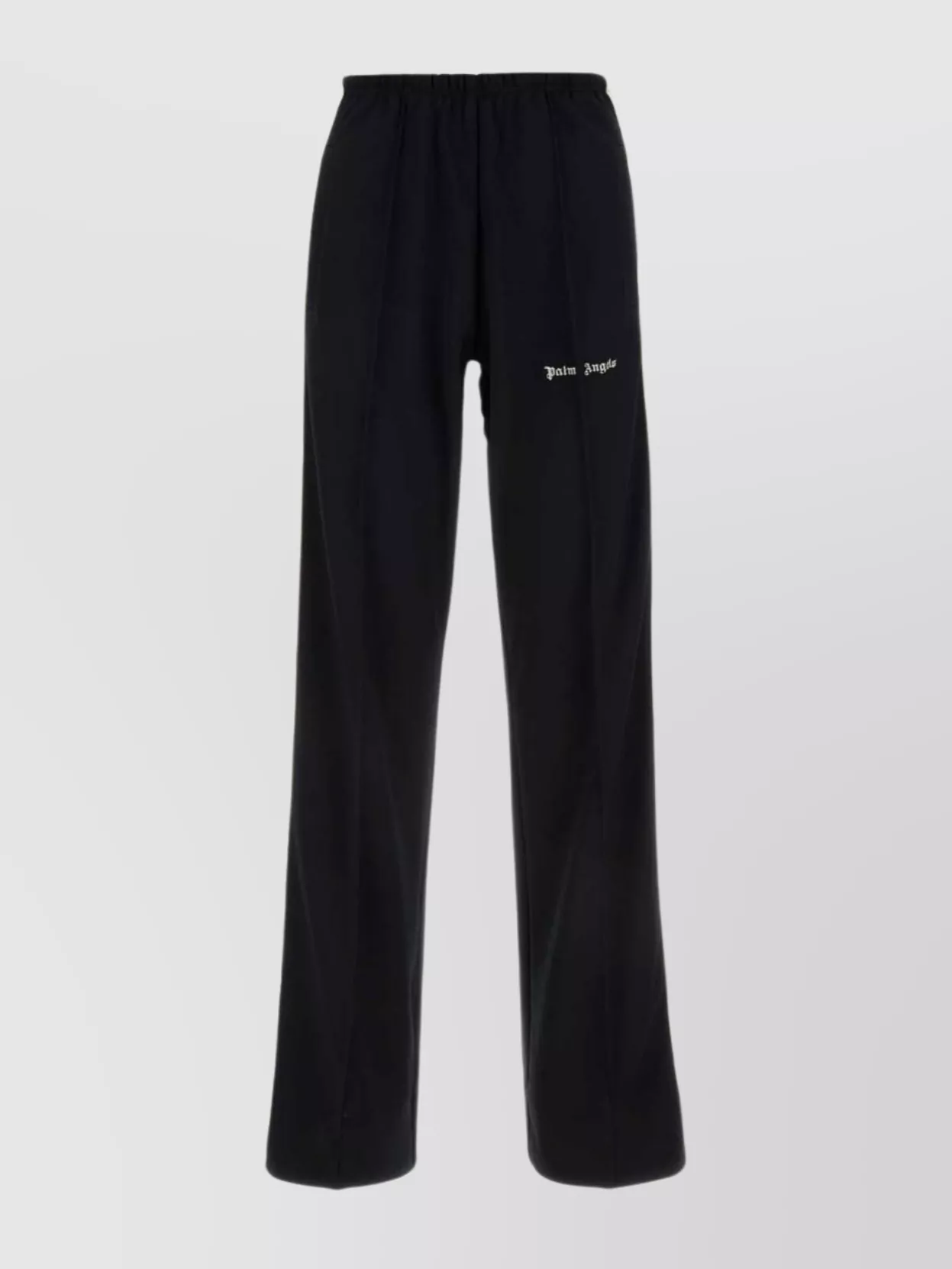 Shop Palm Angels Polyester Joggers With Wide Leg And Contrast Stripe