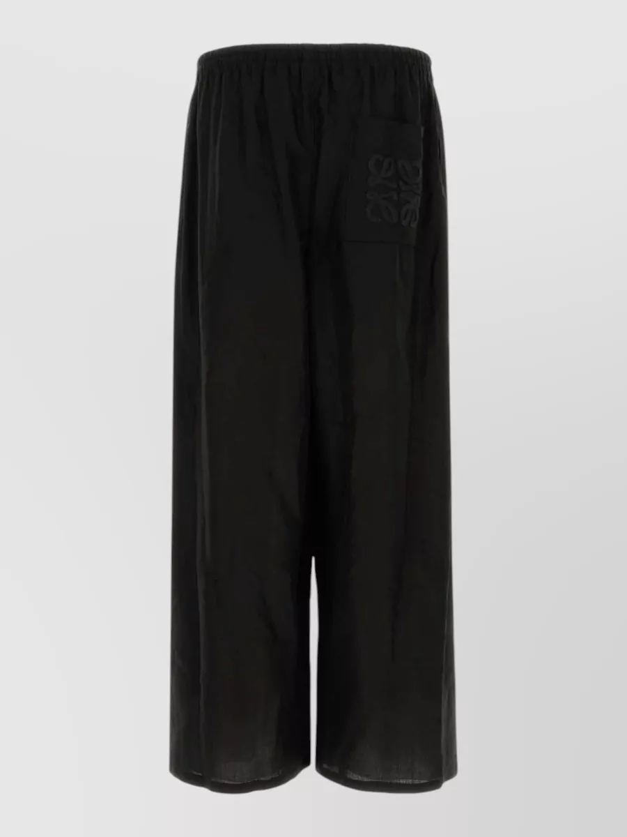 Loewe Paula's Ibiza viscose linen wide-leg chino shorts