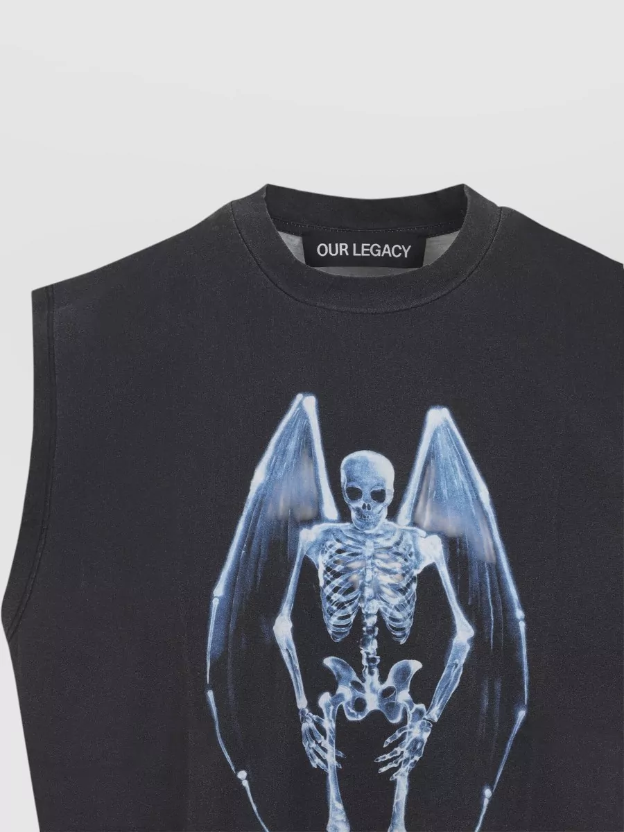 Our Legacy Graphic Tank Top Crew Neck Back Print
