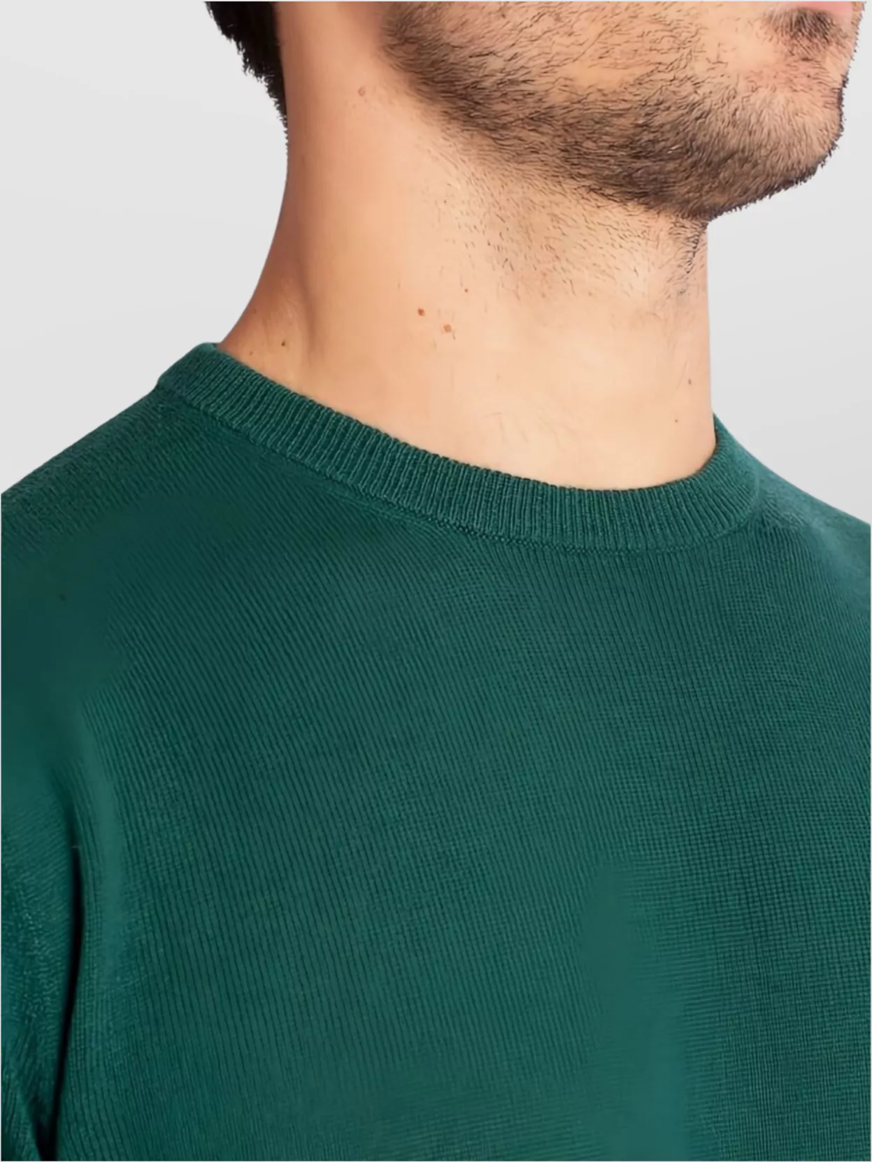 Mc2 Saint Barth Ribbed Crew Neck Long Sleeve Sweater