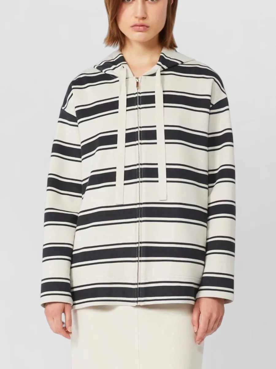 S Max Mara Striped Hoodie