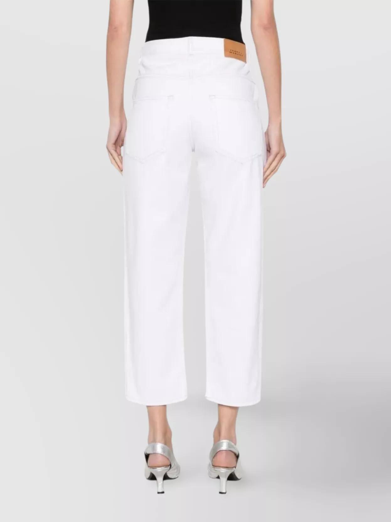 Isabel Marant Janet Tapered Leg Jeans Clothing In White