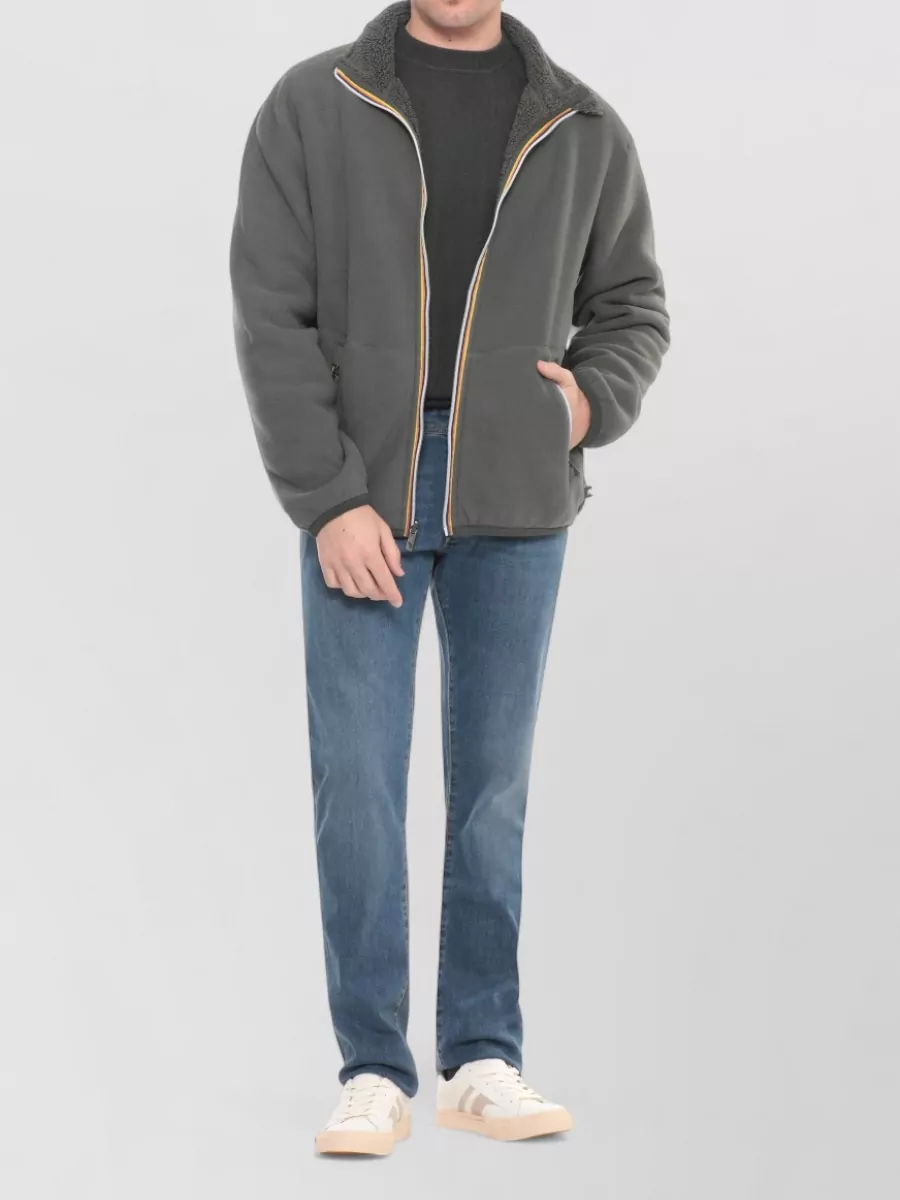 K-Way Reversible Short Jacket High Neck Sleeves