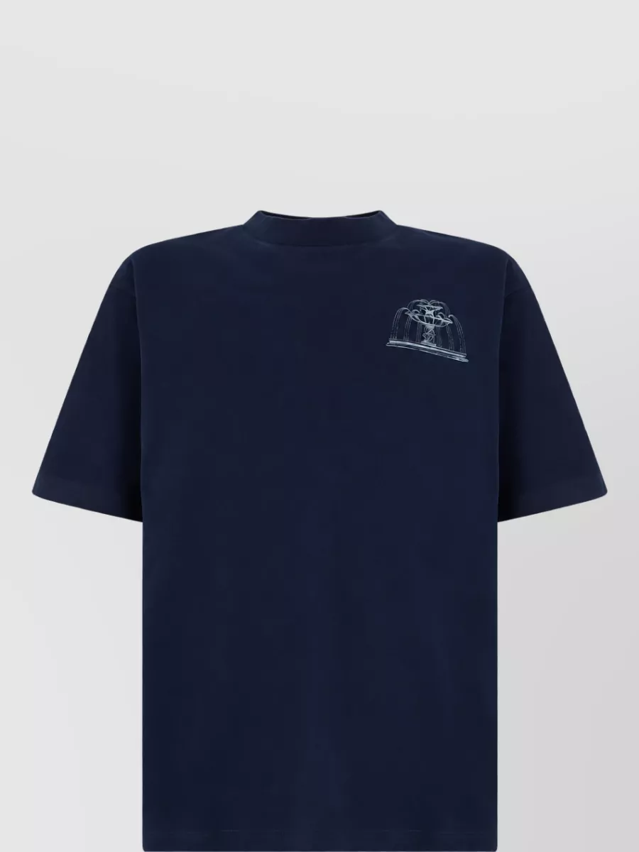Drôle De Monsieur logo print cotton t-shirt