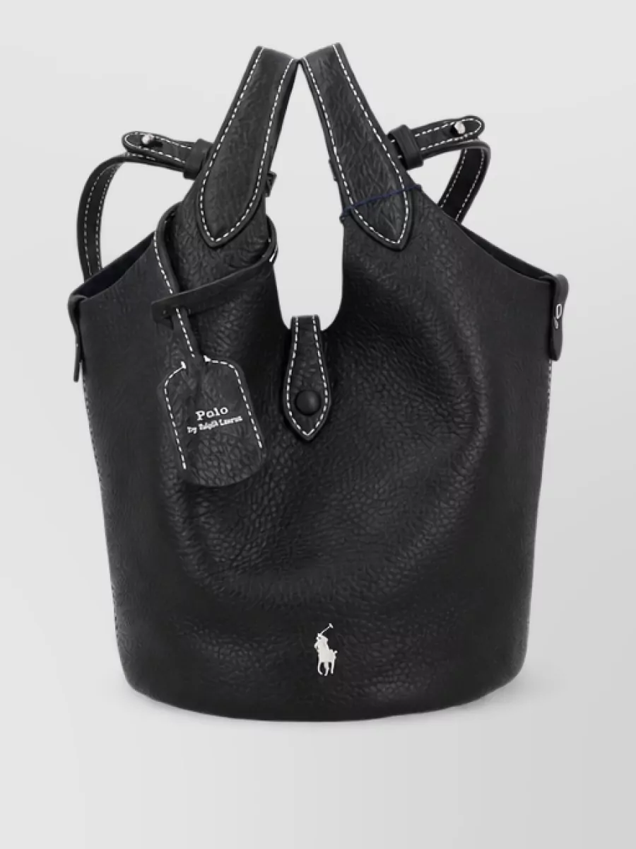 Polo Ralph Lauren Leather Bucket Bag