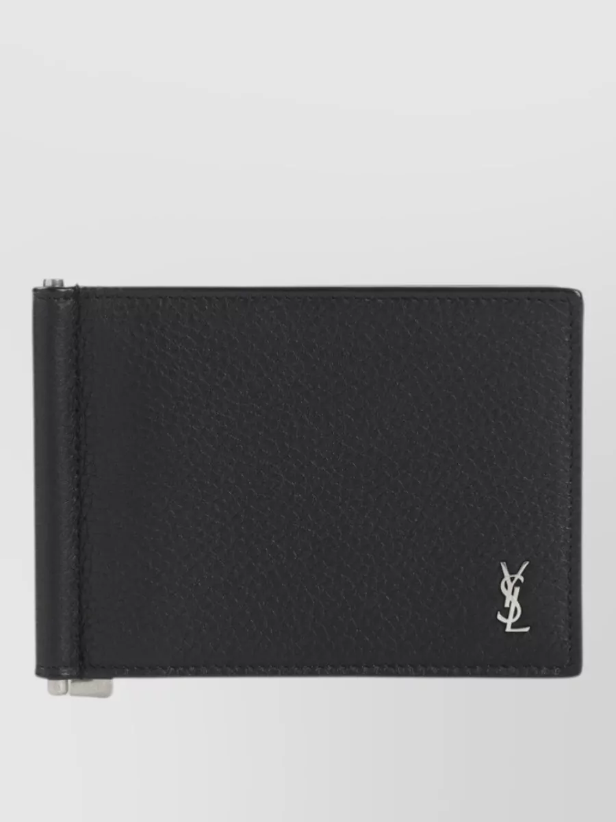 Saint Laurent leather zip wallet