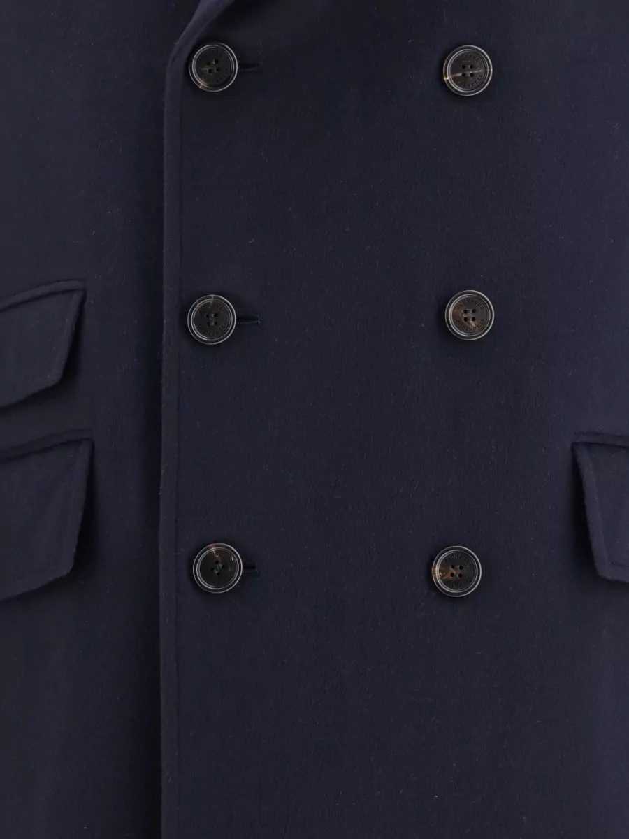 Brunello Cucinelli Merino Wool Double-Breasted Coat