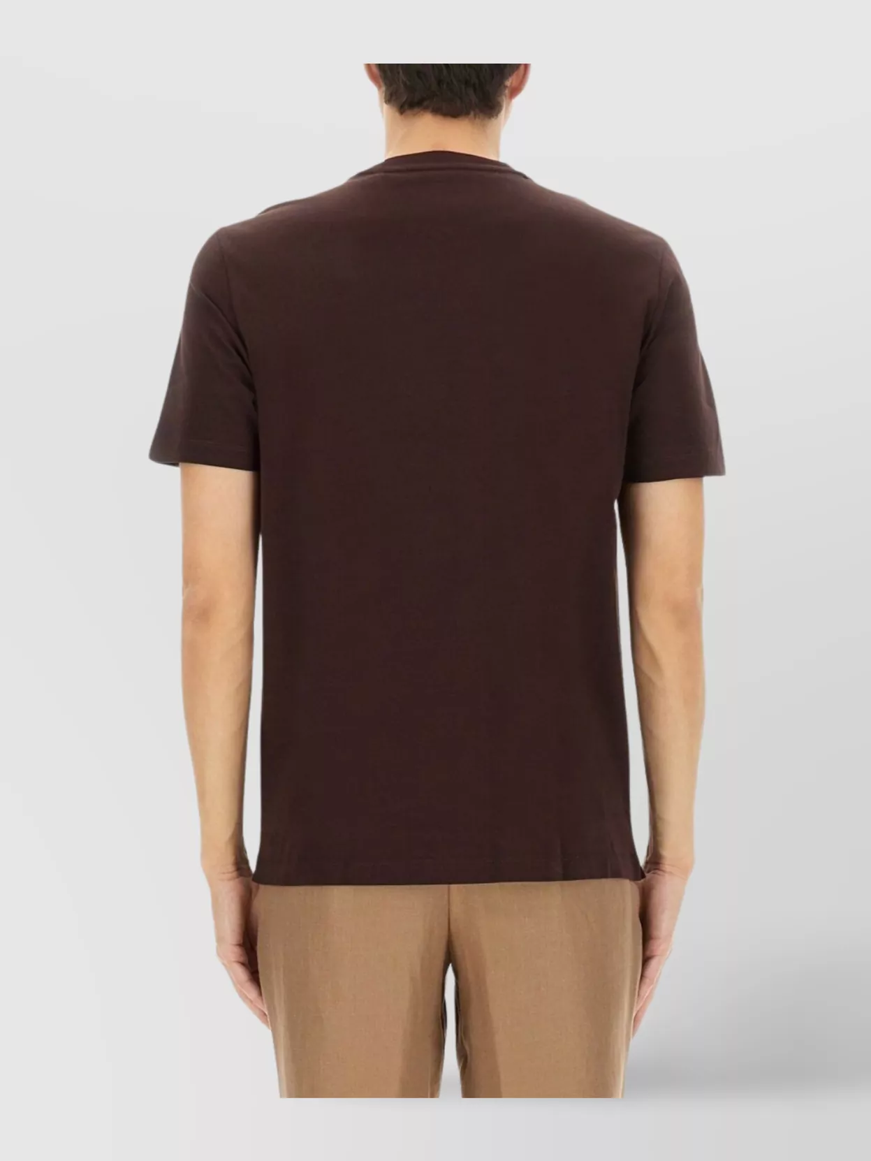 Boss Short Sleeve Crew Neck Plain T-Shirt