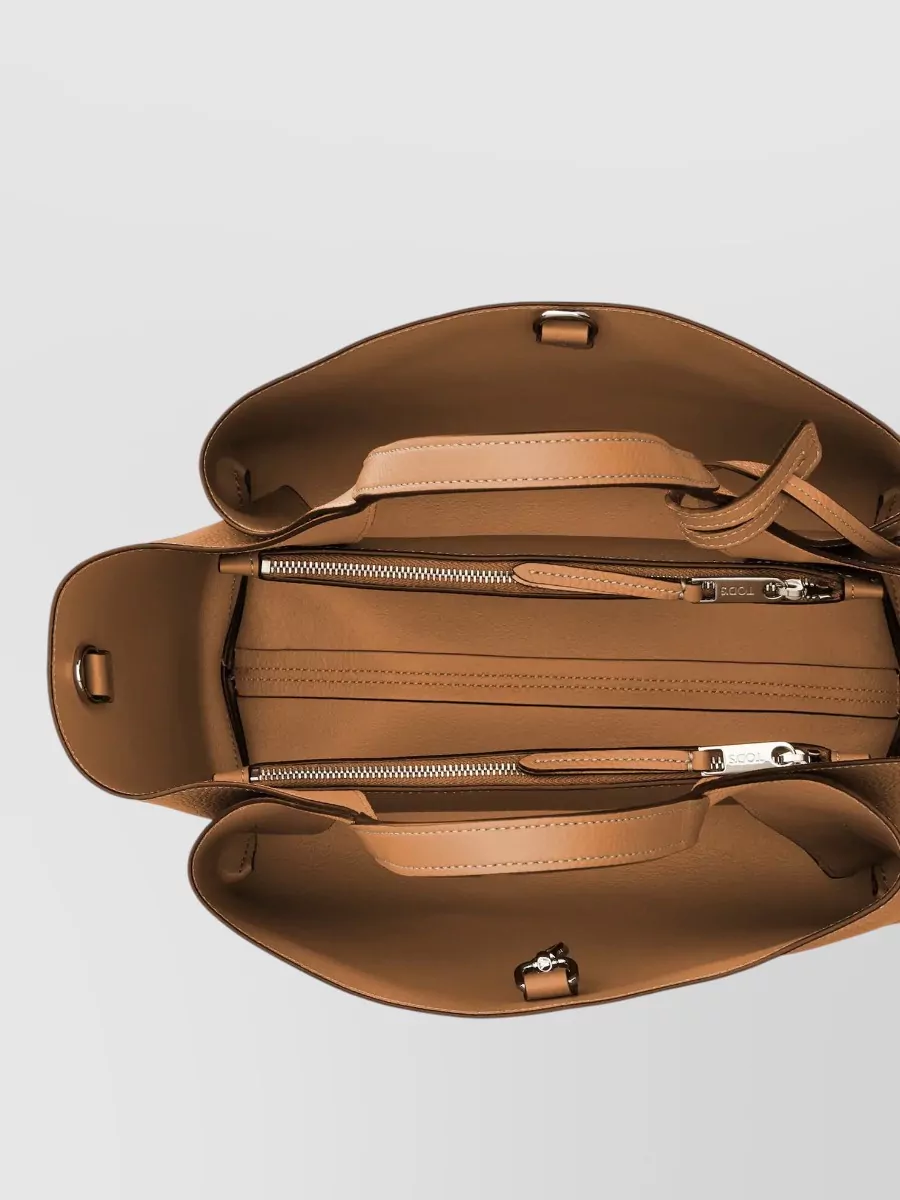 Tod's T Timeless Mini Leather Tote Bag