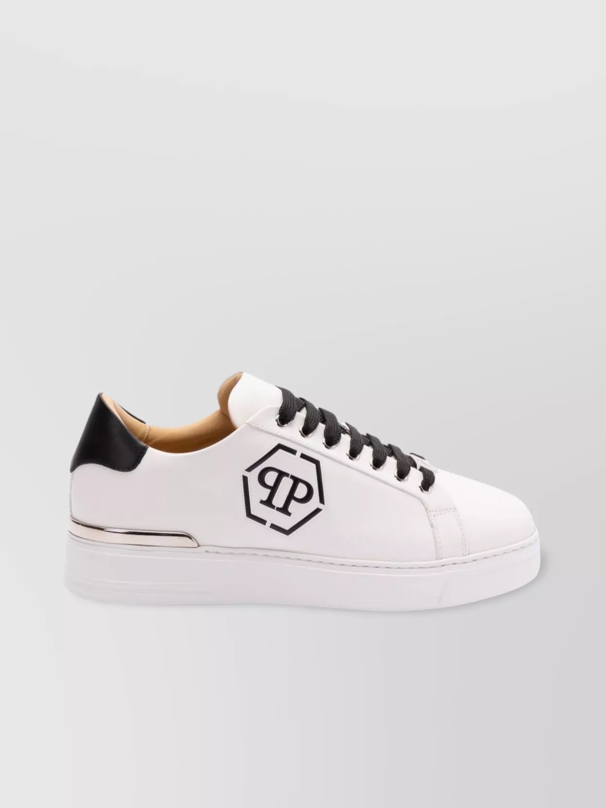 Philipp Plein Logo Sneaker Contrast Heel