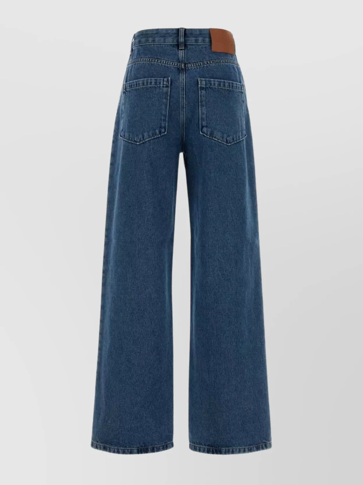 Loewe Wide Leg Baggy Denim Trousers In Blue