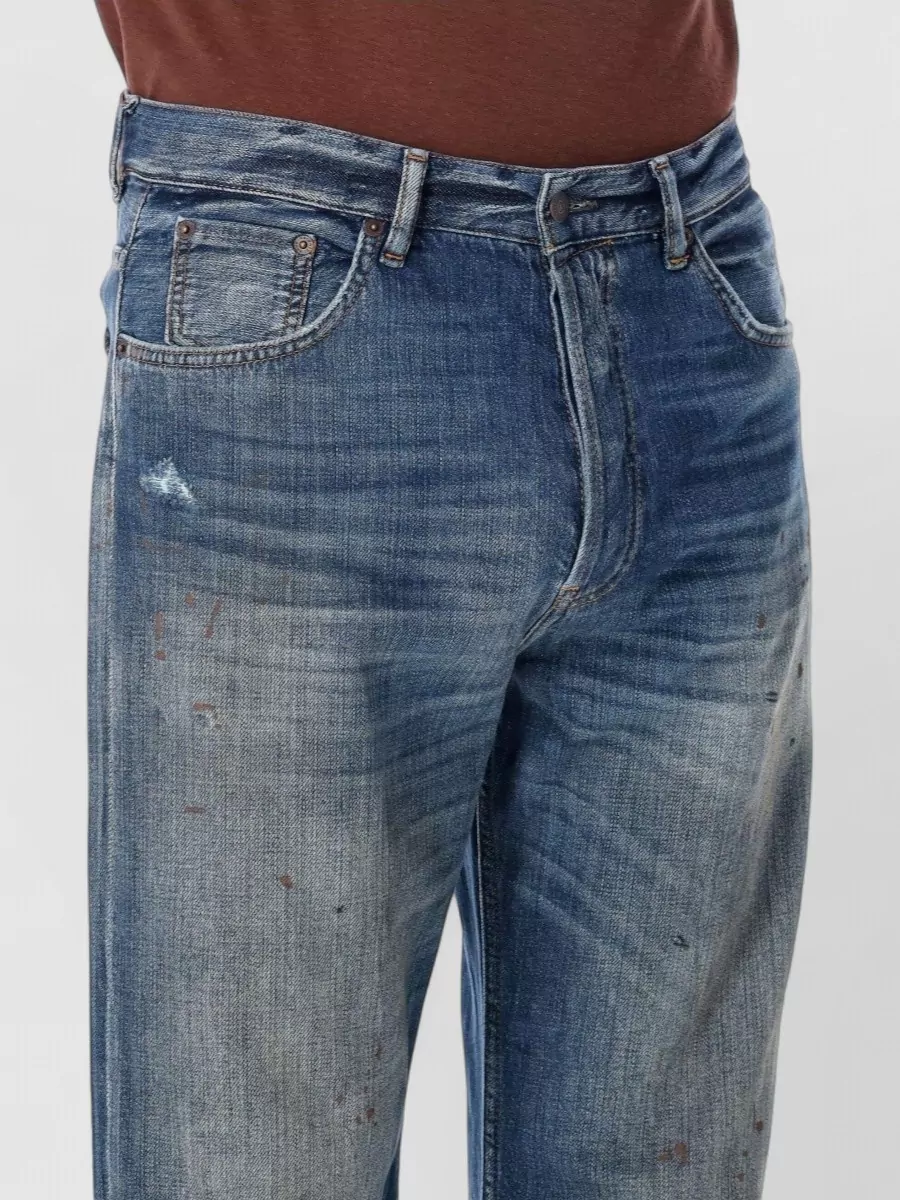 Acne Studios Trafalgar Denim Trousers Belt Loops Design