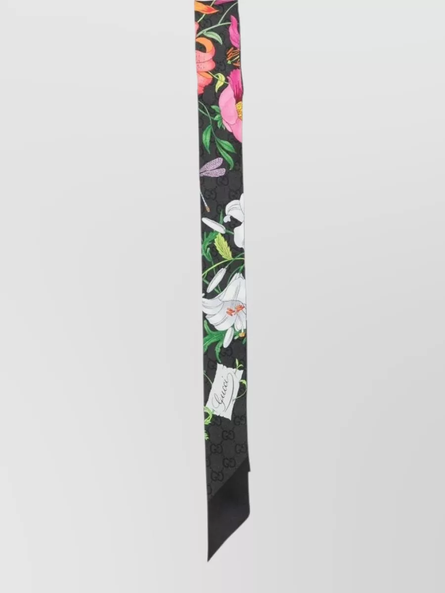 Gucci silk floral-print foulard