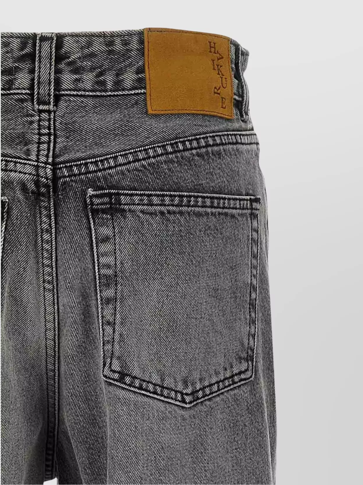 Haikure High-Waisted Straight-Leg Cotton Trousers
