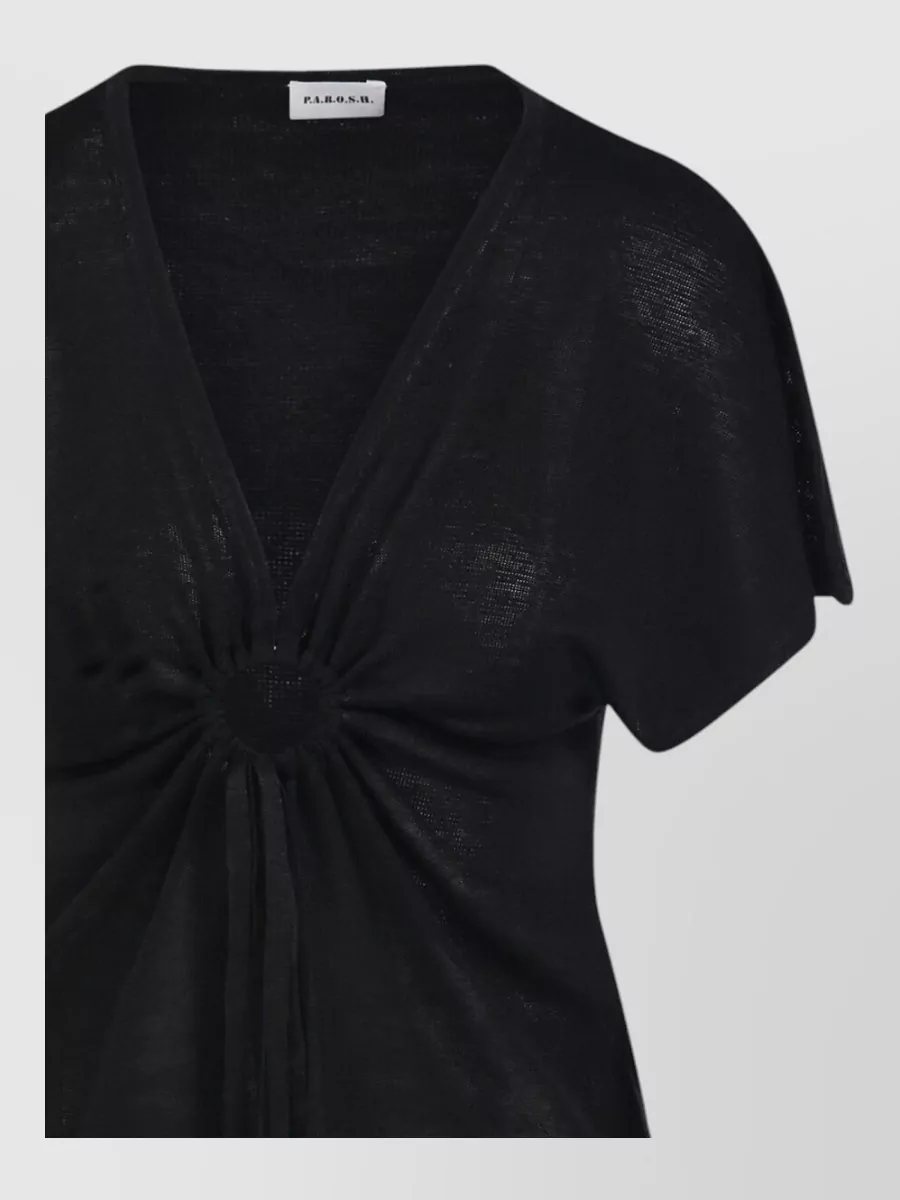 Parosh linen camisole top