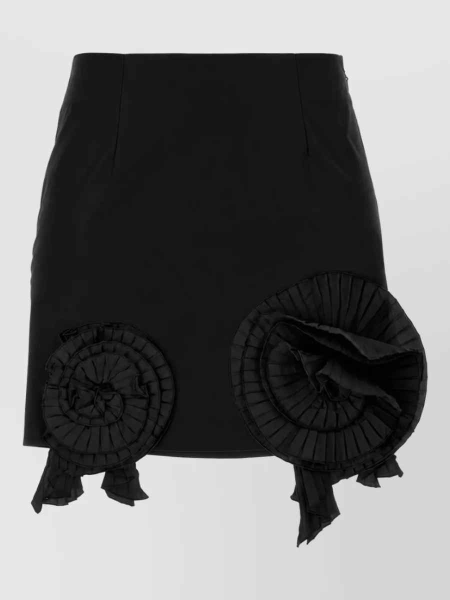 Blumarine taffeta mini skirt