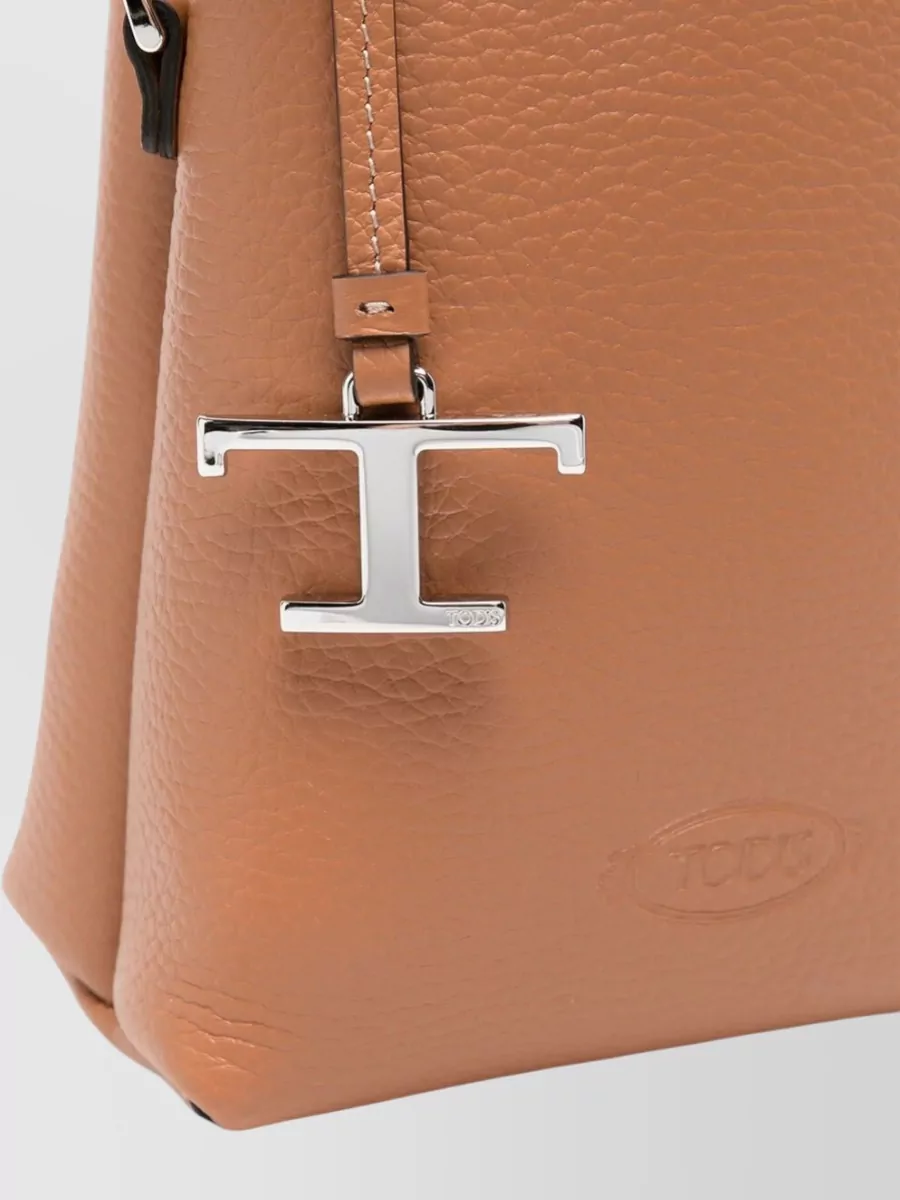 Tod's Micro Hammered Leather Mini Bag