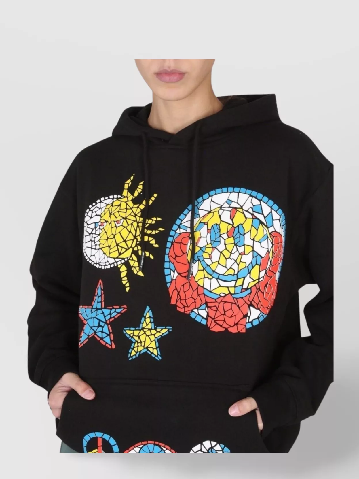 Market Drawn Varsity Sweatshirt Hood