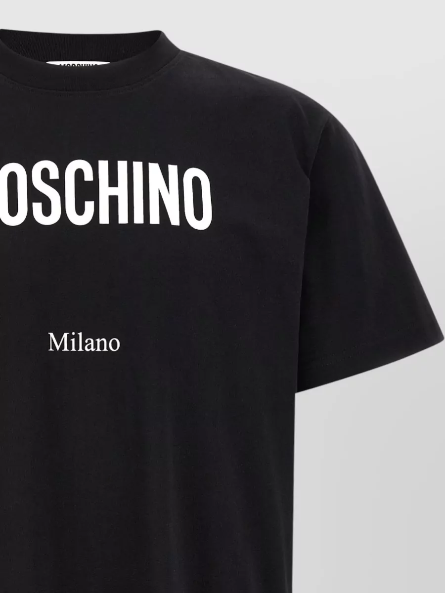 Moschino Logo Crew Neck Short Sleeves T Shirt