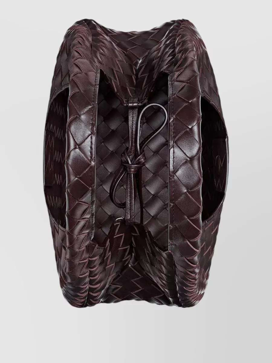 Bottega Veneta Small Shoulder Bag Soft Woven Top Handle