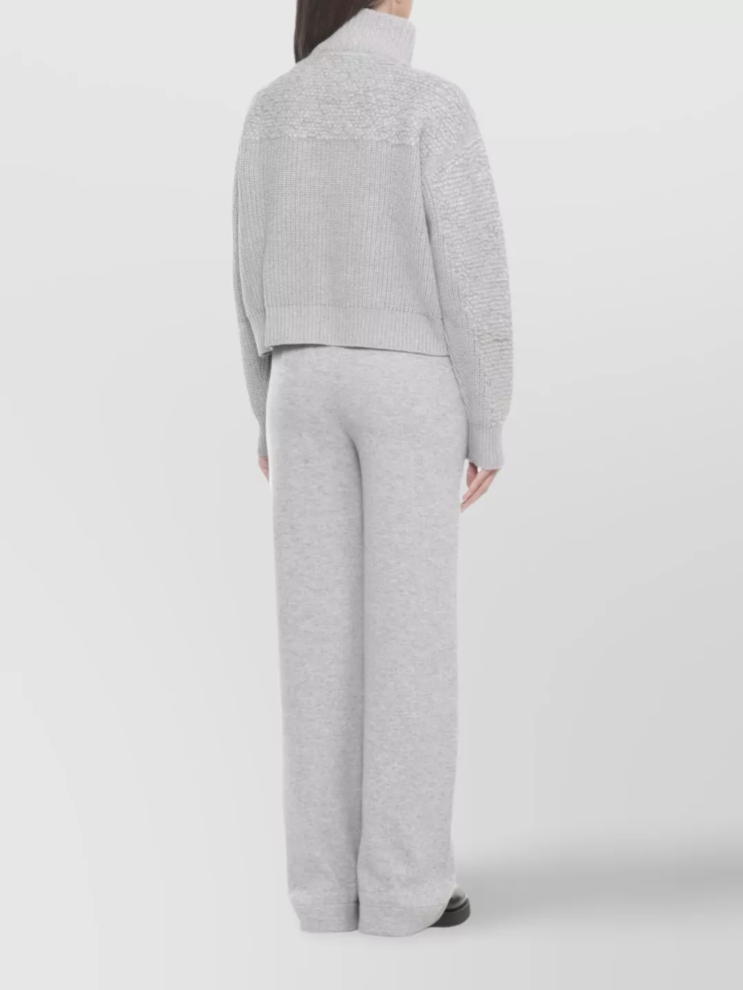 Peserico Textured Knit Sweater Pockets