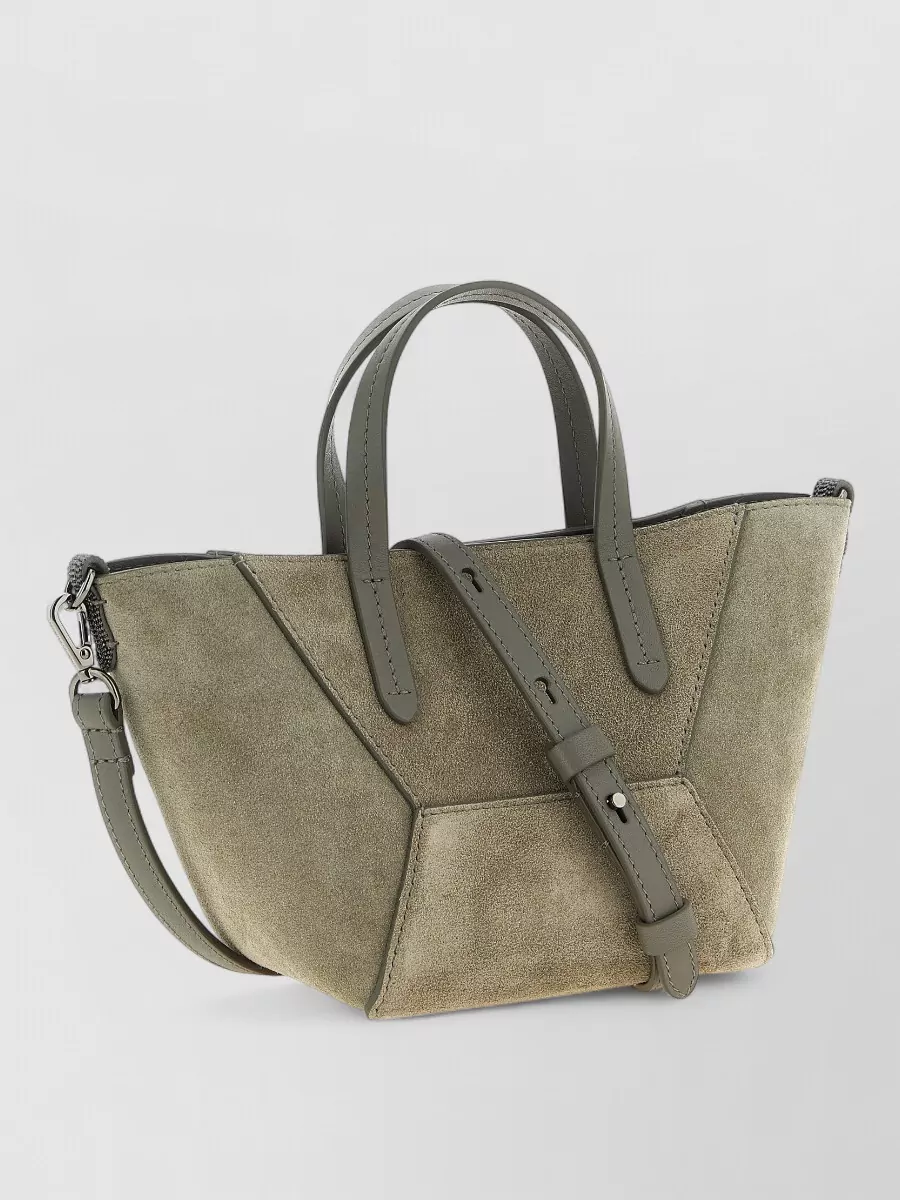 Brunello Cucinelli Na Suede Tote Bag