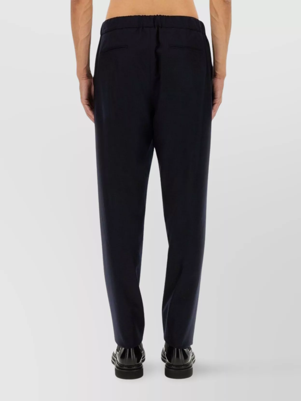 Giorgio Armani Trousers Featuring Elastic Waistband And Pockets