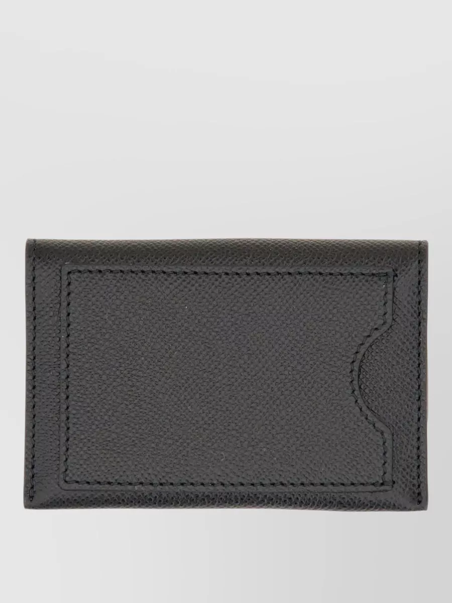 Ferragamo Leather Cardholder Gold-tone Hardware