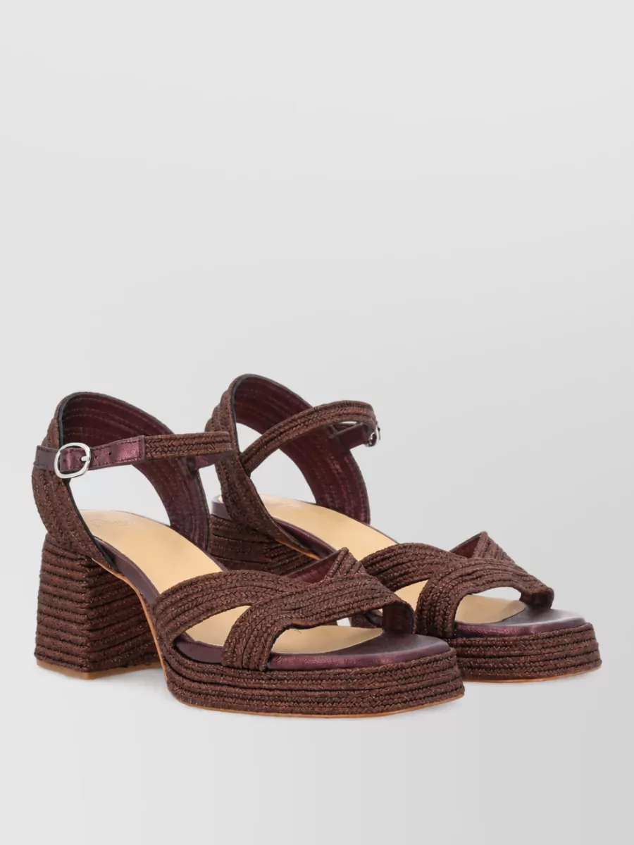 Castaner metallic sandals