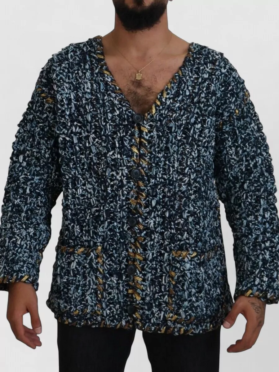 Dolce&Gabbana Chunky-knit v-neck cardigan