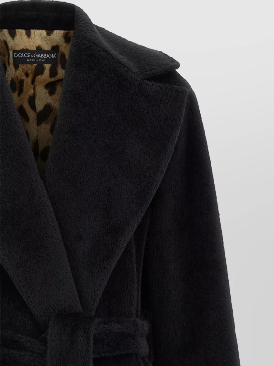 Dolce&Gabbana Wool Belted Midi Coat