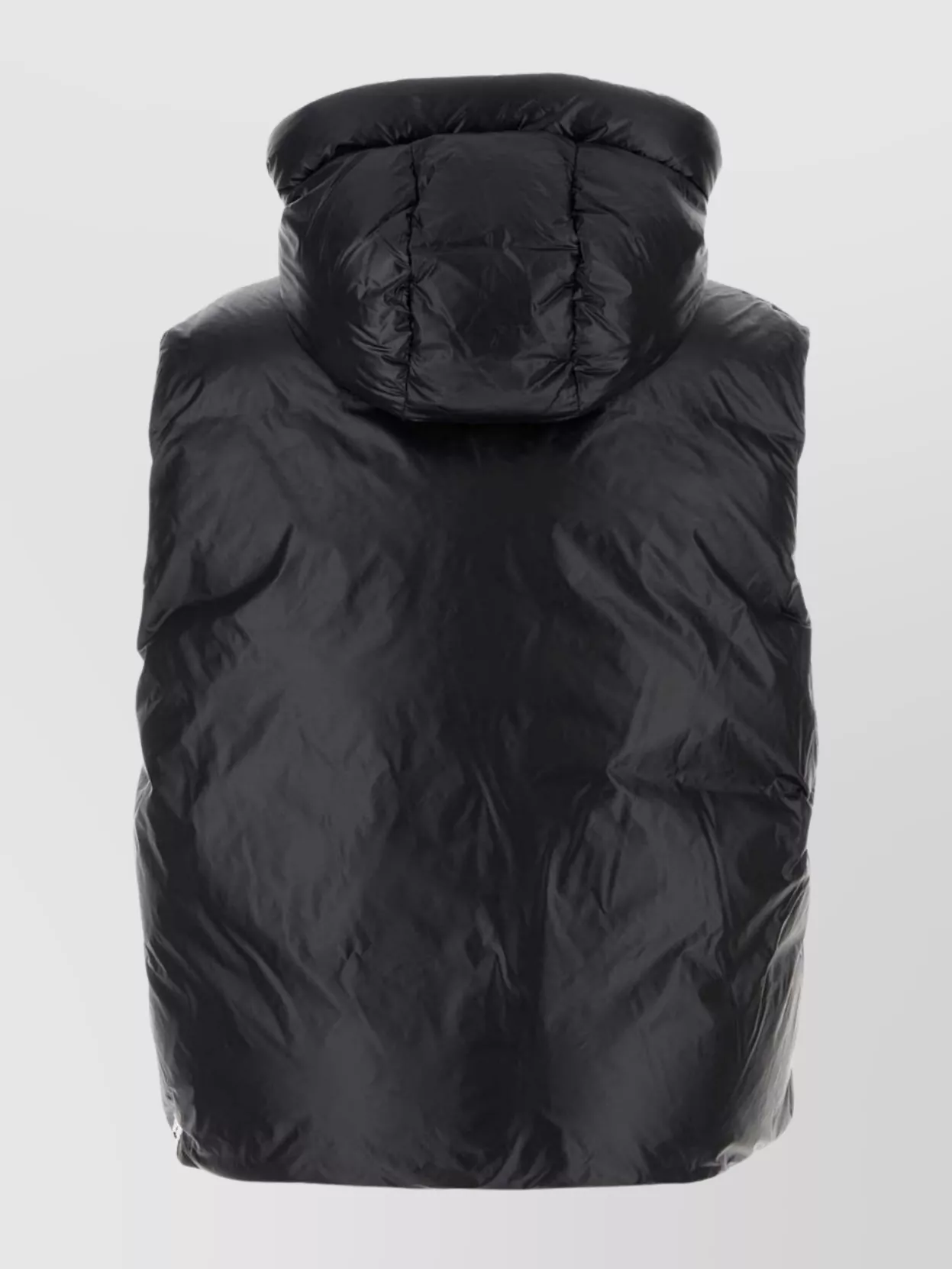 Jil Sander Drawstring Hood Nylon Down Jacket