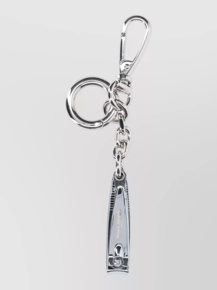 Maison Margiela Key Case And Polished Metal Keyring