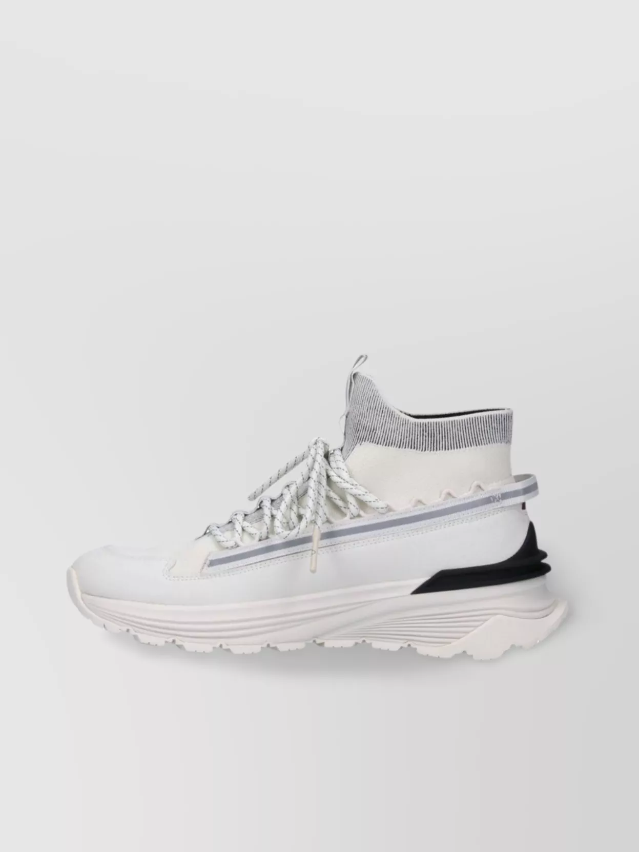 Moncler Low Top Sneakers Collar Sock-Like