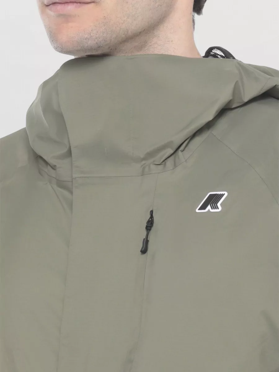 K-Way Hooded Waterproof Jacket