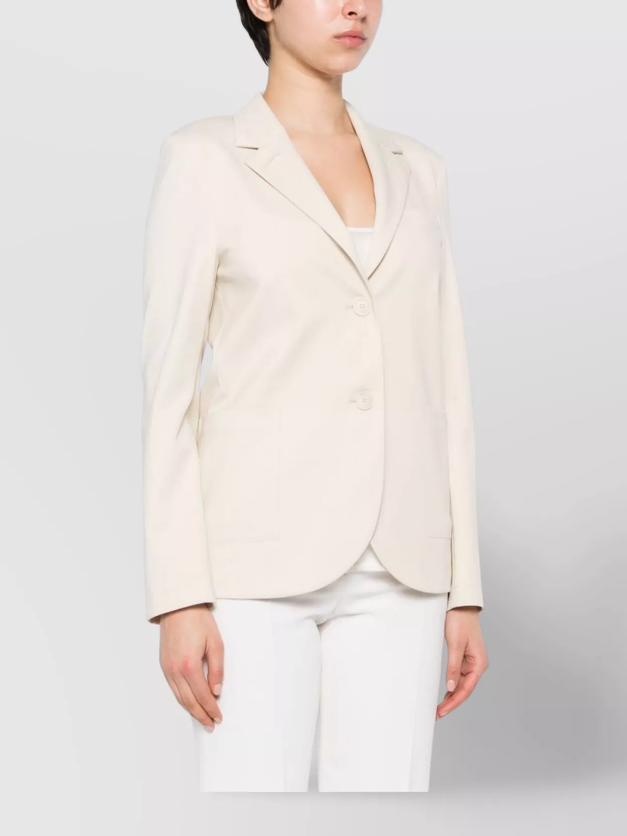 Harris Wharf London Single-Breasted Blazer Jacket Chest Pocket