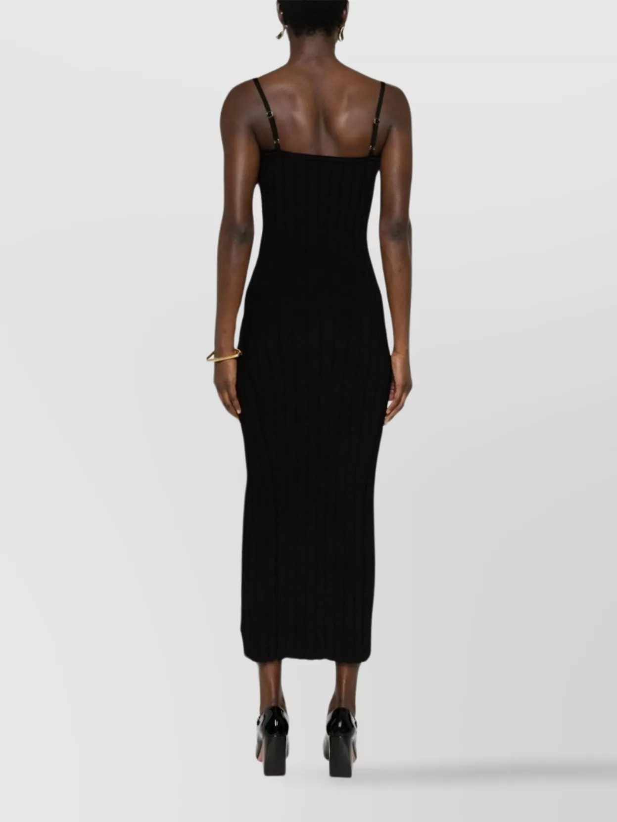 Jacquemus Sierra Strappy Cut-Out Knit Dress