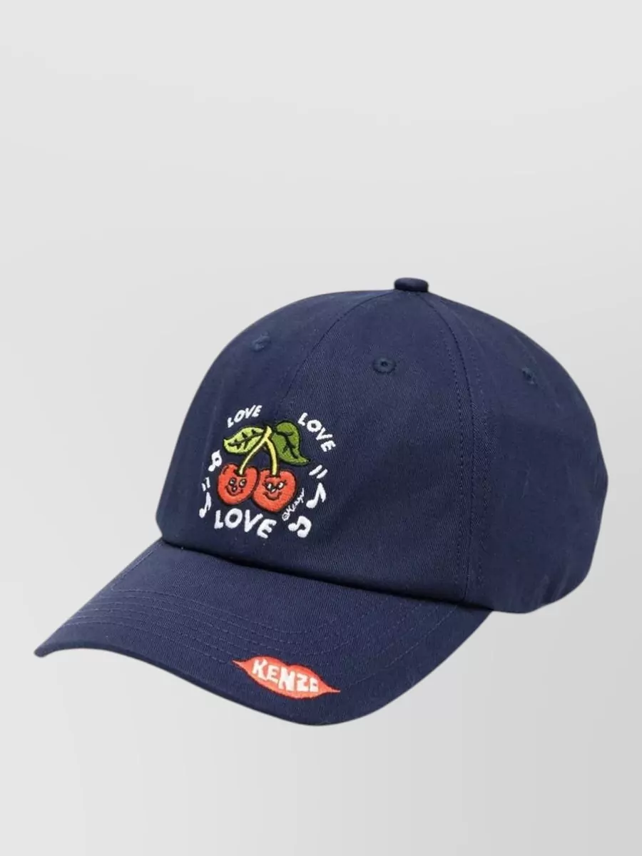 Kenzo embroidered cotton cap