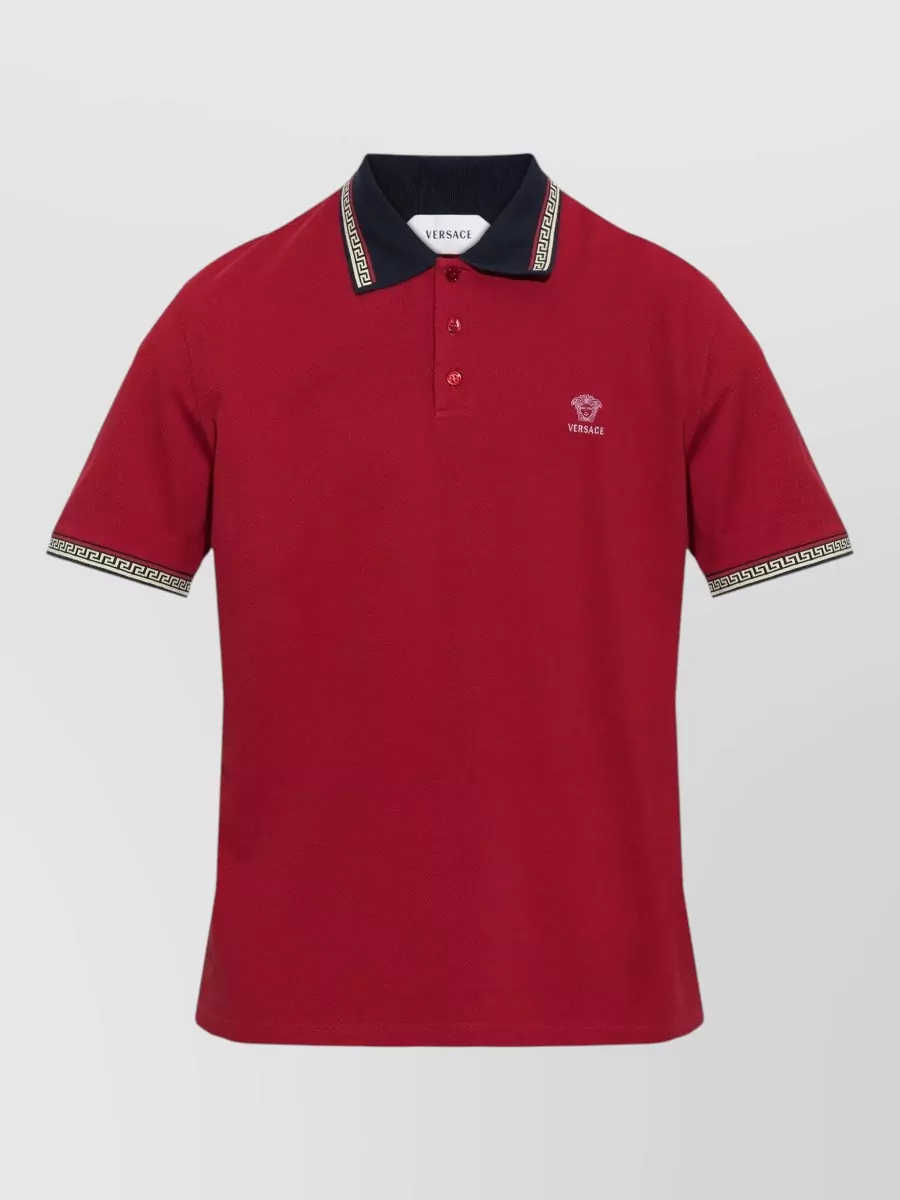 Versace cotton polo shirt