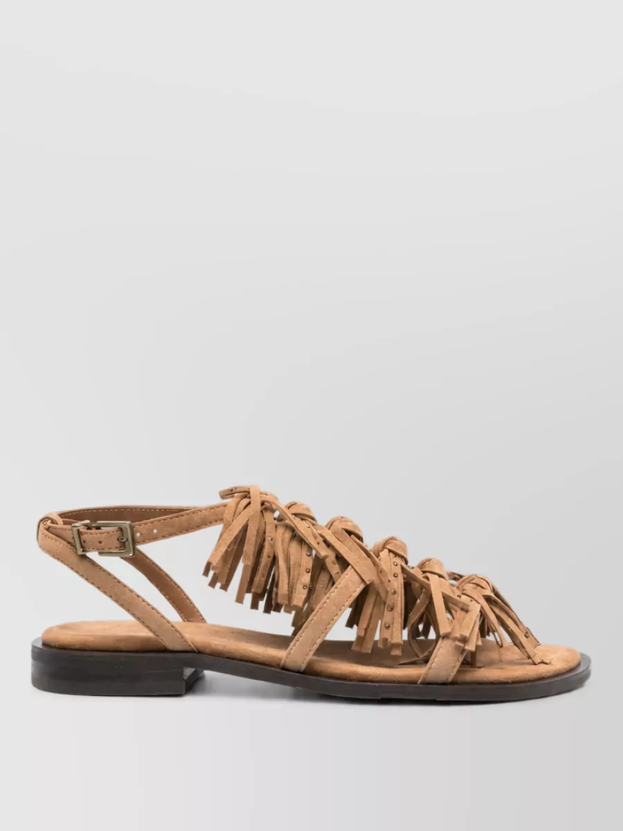 Ash Leather Sandals