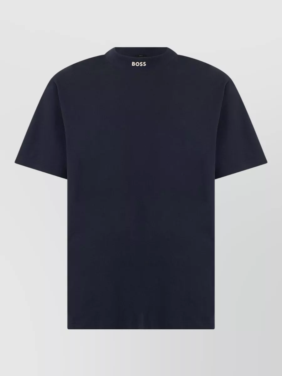 Boss regular-fit short-sleeve cotton t-shirt