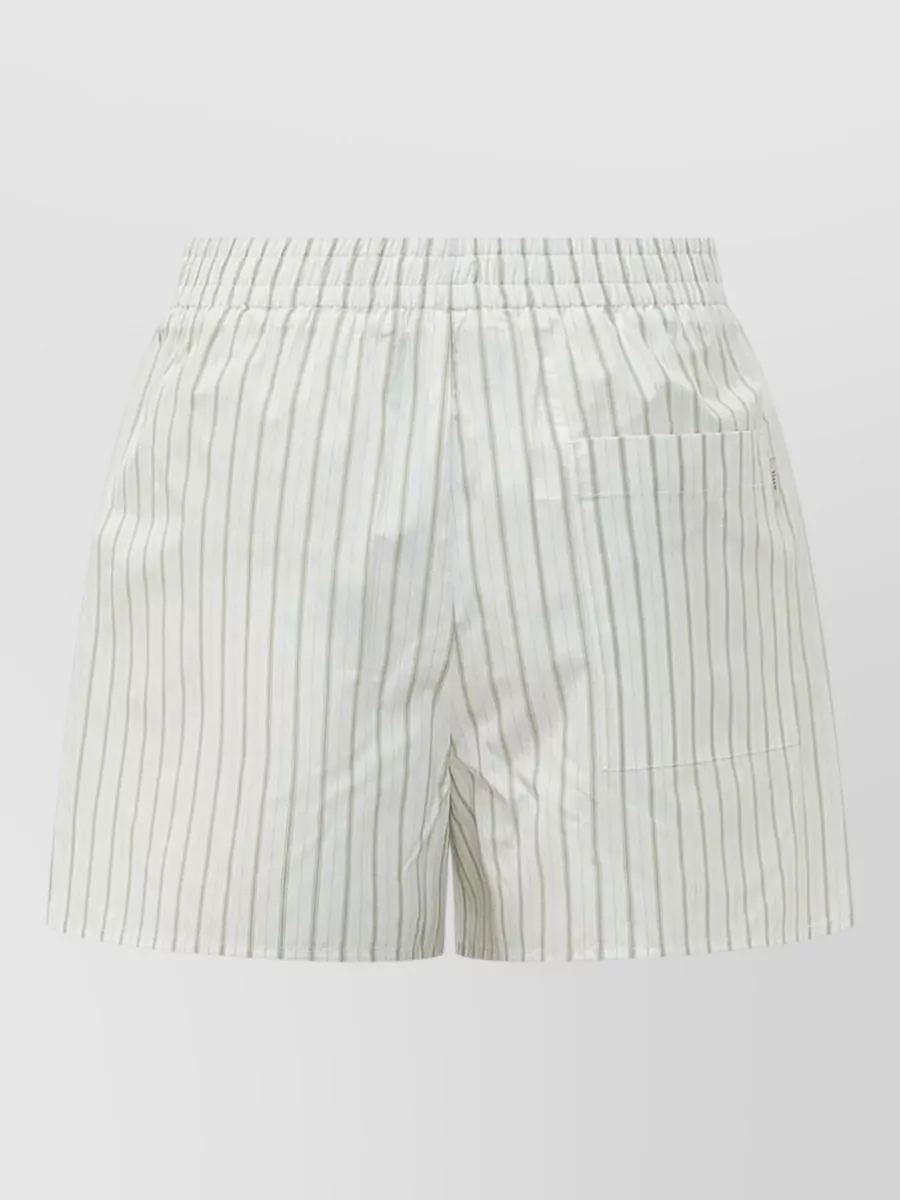 Ami Paris Elasticated Knee-Length Shorts