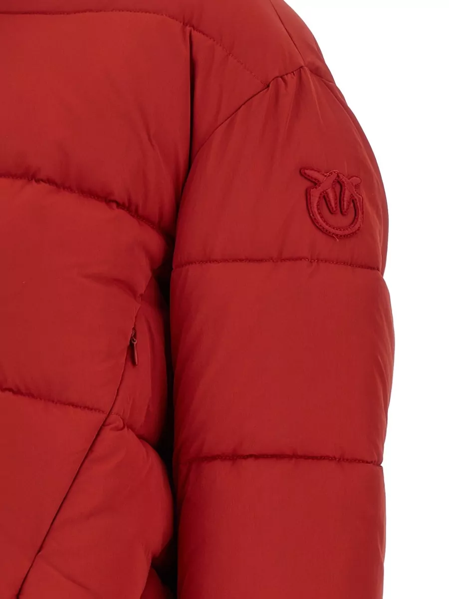 Pinko Down Quilted Hooded Parka Coat