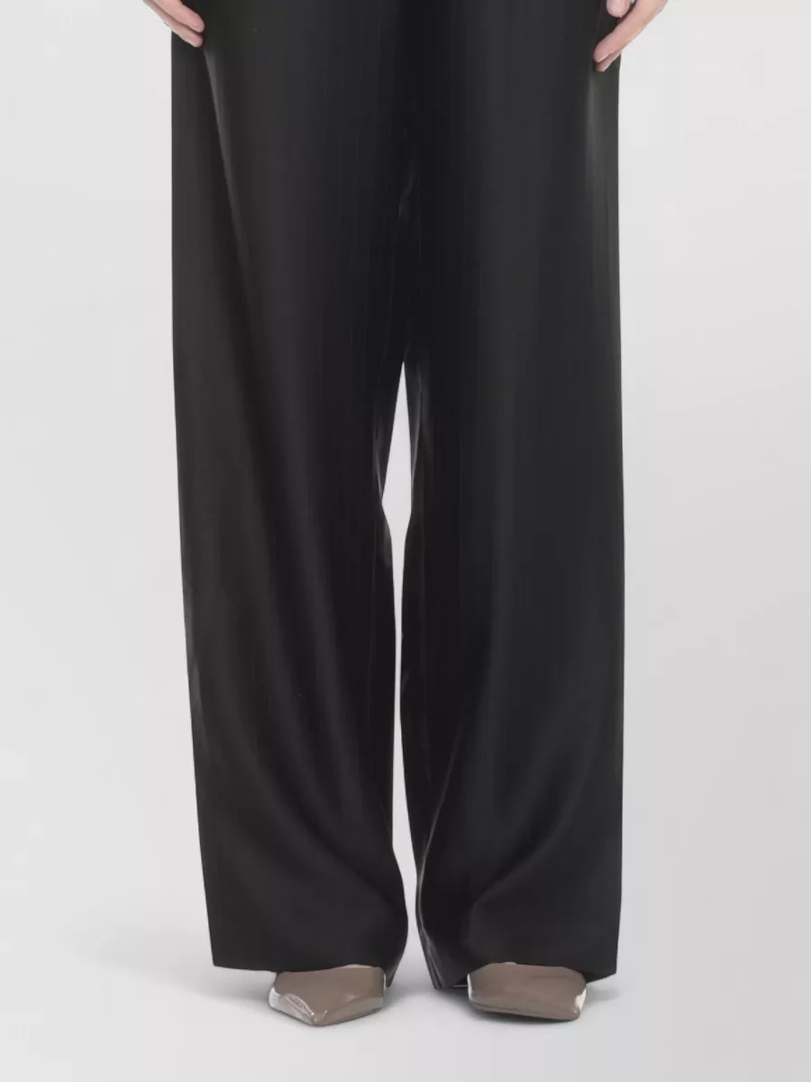 Loulou Studio Silk Wide-Leg Stripe Pants