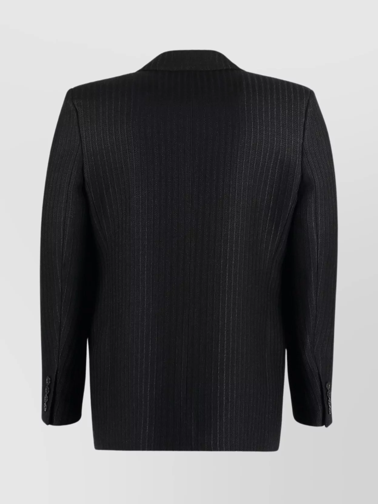 Saint Laurent Tailored One Button Blazer In Black